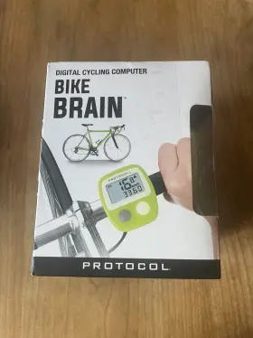 2052-6cp Protocol Bike Brain Digital Cycling Computer Tracks Speed And Distance