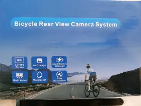 Pto1 Ptavlo P01 Bike Camera Rechargeable Rear View System