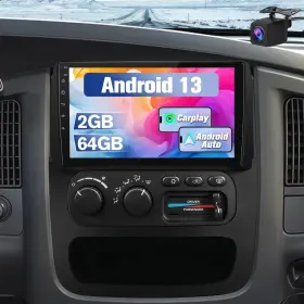 Pyniro 708500305037 Car Radio Stereo Upgrade For Dodge Ram 1500/2500/3500 2002-2005 Andro