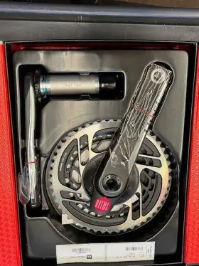 00.3018.207.172 Quarq Red Axs Road Crankset Powermeter 172.5 48/35 Dub New In Box