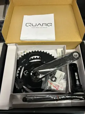 Quarq 710845722523 Riken Power Meter Crankset - Bb30 172.5mm 53/39 Chainrings