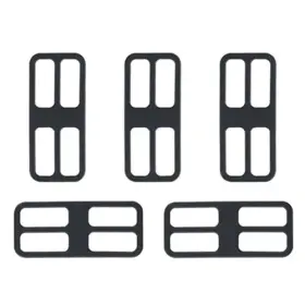 Ranyi-2090350 Ranyi 5 Pack Silicone Cadence And Speed Sensor Replacement Band Compatible With Black