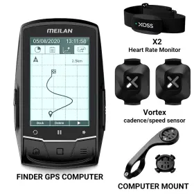 Rapidroo-shop 313042679647 M1 Bike Computer Gps 2.6-inch Screen Cycling Wireless Speedometer Tracker Odomet