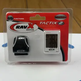 Ravx 009700160520 Tactix 2 /15 Function Wireless Cycling Computer /speed Lcd/ Black