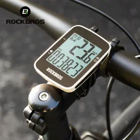 290005 Rockbros Bicycle Speedometer Odometer Waterproof Cyclebike Computer Wireless Gps #2