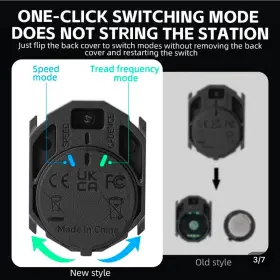 29210018001 Rockbros Bike Speed Cadence Sensor Bluetooth Ant Wireless Ip67 Waterproof #3