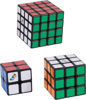 6067305 Rubiks Rubik S Tiled Trio Bundle 2x2 Mini 3x3 Cube 4x4 3-pack