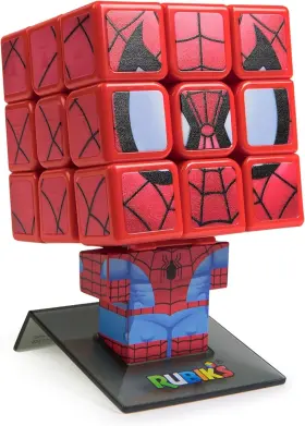 6070145 Rubiks Rubik S Cube Spider-man Cuber Marvel Collectible Fidget Toy And Spider Man