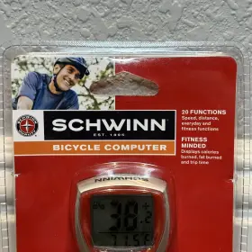 Schwinn 026599735376 20 Function Bicycle Computer Fitness Speed Distance New Factory Sealed #2