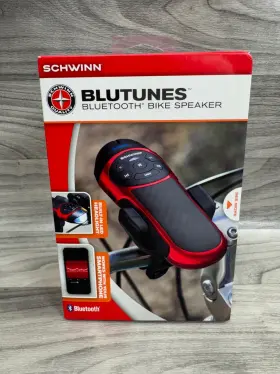 Schwinn 038675026308 Blutunes Bluetooth Bike Bicycle Speaker / Headlight Smartphone Mp3 - Red