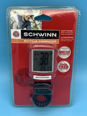 Schwinn 038675635821 Bicycle Computer 15 Functions Speed Distance Wireless Technology