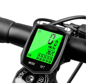 Seisso 650075791183 Bike Computer Speedometer Wireless Waterproof Cycling Odometer Smart Se