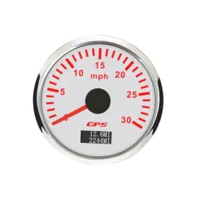 Gps-52 Shanghai Enzer 52mm 30mph Gps Speedometer Gauge Digital Odometer With Adjustable 0-30 Mph Ws