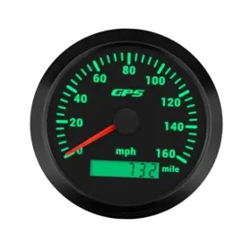Gps-85 Shanghai Enzer 85mm Gps Speedometer Odometer Gauge With 7 Backlight For Boat Car 0-160 Mph Bn
