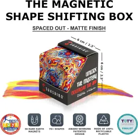Sha03so Shashibo Shape Shifting Box - Award-winning Patented Fidget Cube Spaced Out #2