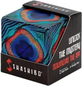 Sha06wg Shashibo Shape Shifting Box - Award-winning Fidget Toy With 36 Rare Earth Wings