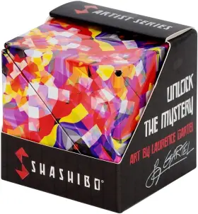 Sha09cf Shashibo Shape Shifting Box - Award-winning Fidget Toy With 36 Rare Confetti