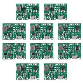13366-1 Shutao 10pcs Tp4056 3.7v 4.2v 9v 5v 2a Adjustable Dc-dc Step Up Boost Module 18650 #2
