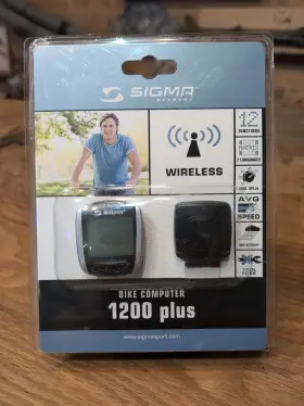 12-function Sigma 016224019205 1200 Plus Wireless Watertight Bike Computer 1200plus