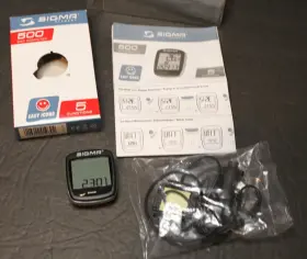 Sigma 016224019304 500 Wired Bike Computer 5 Function Waterproof-new