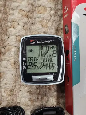 8120 Sigma Sport Bc 8.12 Bicycle Computer. Missing Wheel Magnet. New Open Box #2
