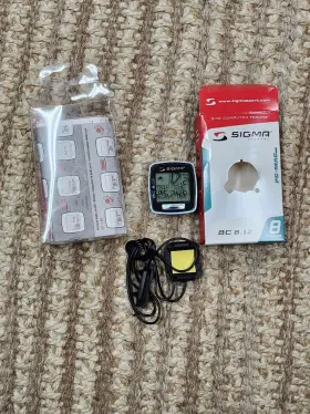 8120 Sigma Sport Bc 8.12 Bicycle Computer. Missing Wheel Magnet. New Open Box