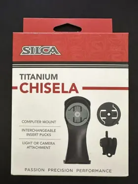 Silca 810093160600 Titanium Chisela Computer Mount Wide New In Box Garmin And Wahoo