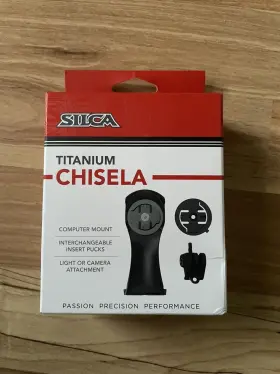 Silca 810093160624 Titanium Chisela Computer Mount - Garmin And Wahoo New
