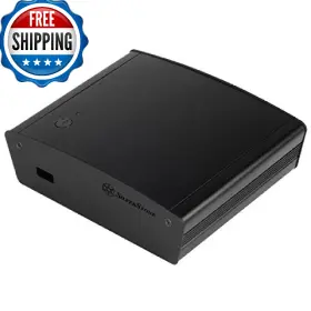 B00nr1eytw Silverstone Tek Nuc Aluminum Chassis With Heat Pipe Wi-fi Antenna 2x Hdmi Pt15b