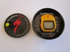 Specialized 719676164724 Speedzone Comp Wire Mount Cyclocomputer Odometer Yellow Vintage