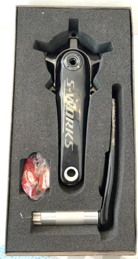 48118-2002 Specialized S-works Power Cranks Dual Sided In Gloss Tarmac Black 170mm