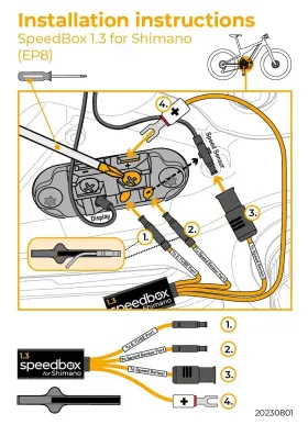 Speedbox 594206940526 1.3 Compatible With Shimano/e-bike Tuning Chip Motors Ep8 / S #3