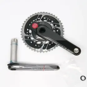 00.3018.208.165 Sram Red Axs D1 Power Meter Crankset Dub 46/33t 165mm 12 Speed 2x Quarq Carbon