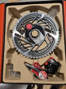 00.3018.302.000 Sram Red Axs 2x Pm Chainring Kit With Front Derailleur 52/39 12sp Brand New