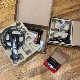 Sram 710845887321 Apex 1 Wide Crankset - Power Meter 165mm 12-speed- 42t Dub