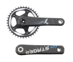 Fc-frc-1-a1 Sram Force 1 Bb30 1x 11 Spd Stages Power Meter Carbon Crankset 170mm 38t Gravel