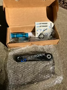 901-1173 Stages Power Carbon Bb30 172.5 Mm Left Meter Crank Arm Spindle Inch B