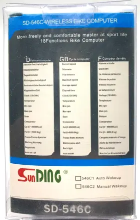 Sd-546c Sunding Bike Computer Wireless - Bicycle Black #2