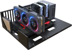 B0ddxbrjz3 Tgdgamer Diy Open Pc Frame E-atx Test Bench Chassis For E-atx/atx/m-atx/itx Motherboards