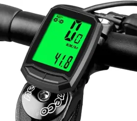 Thesiliconvalley 677222022532 Bicycle Speedometer Waterproof Wireless Cycle Bike Computer Odometer