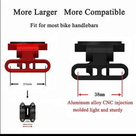 Thinvik 795274752259 Out-front Extended Bike Computer Mount For Wahoo Adjustable Angle Com #3