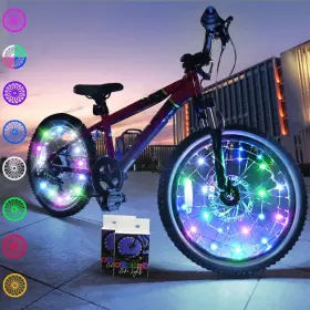 Tinana 600358292203 2 Tire Pack Led Bike Wheel Lights Ultra Bright Multicolor-2pack