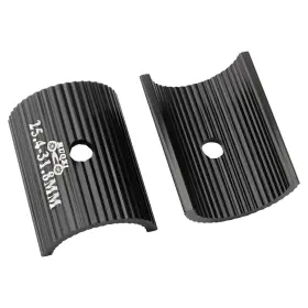 16270227086364 Tookie 1pair Bike Handlebar Shims Aluminum Alloy Stem Reducer 25.4 To 31.8mm Black