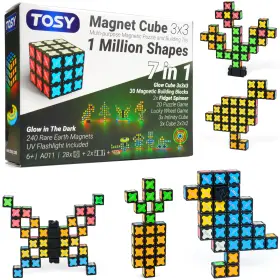 P1.mr3 Tosy Magnet Cube 3x3 - 30 Blocks 240 Magnets Easter 10 Cm 3x3x3