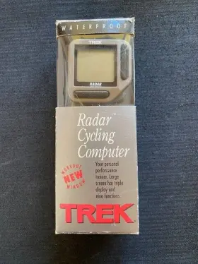 54076 Trek Vintage 90s Radar Cycling Computer #54076 - New In Box Waterproof