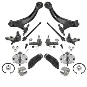 Psa40544 Trq Front Steering Suspension & Drivetrain Kit Compatible With 1998-2004 Toy