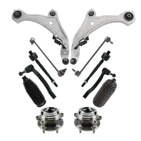 Psa56697 Trq Front Steering Suspension & Drivetrain Kit Compatible With 2009-2012 Niss