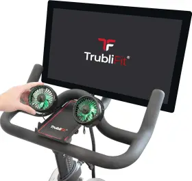 Trublifit 198168255322 Dual Fans For Peloton Bike With Phone Tray - All Metal Holder Black