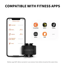 Ip67 Turbo-roofinds 313096880839 Bk9 Bike Speed/cadence Sensor Bluetooth5.0 Ant Bicycle Tracking For Rouvy/z #3