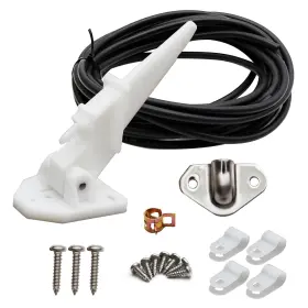 Fu2tj748 Uoienrt Marine Boat Speedometer Pitot Kit With 20 Ft Pvc Tubing Automatic Kick-up Tub